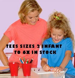 custom printedtee shirts youth size 2 through adult 6x